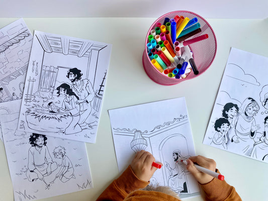 Free Coloring Pages — Our (un)Expected King
