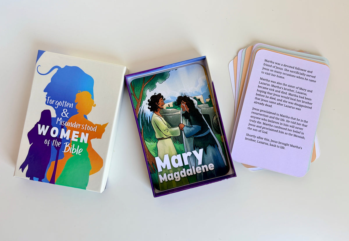 Forgotten & Misunderstood Women of the Bible Flashcard Set